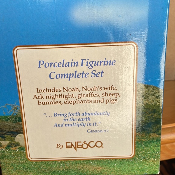 New Enesco Precious Moments Two by Two Noah's Ark 8 Pieces Complete Set 530948 - Picture 14 of 15